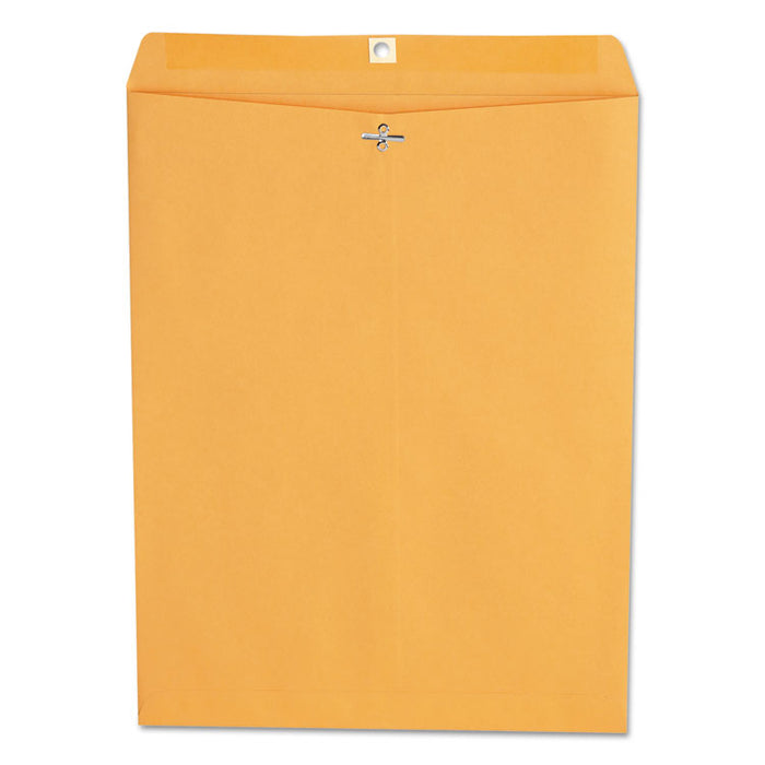 Kraft Clasp Envelope, #110, Square Flap, Clasp/Gummed Closure, 12 x 15.5, Brown Kraft, 100/Box