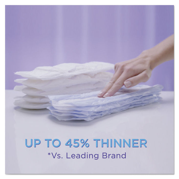 Discreet Sensitive Bladder Protection Pads, Heavy Absorbency, Long, 39/Pack, 3 Packs/Carton