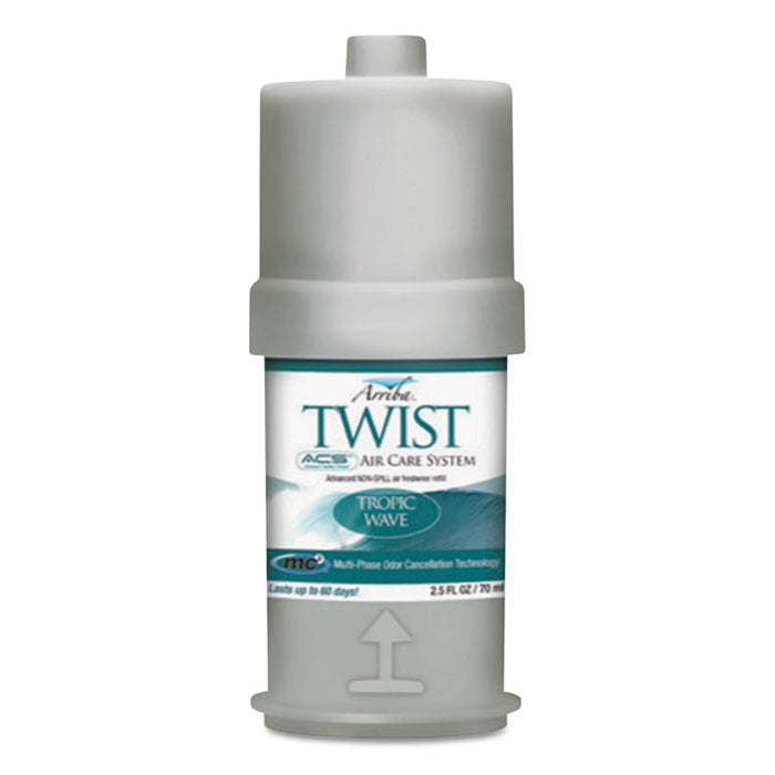 Arriba Twist Fragrances, Tropic Wave, 2.5 oz Cartridge, 6/Box