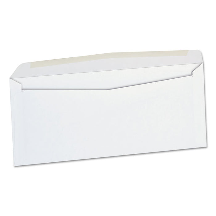 Business Envelope, #10, Monarch Flap, Gummed Closure, 4.13 x 9.5, White, 500/Box