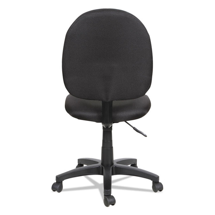Alera Essentia Series Swivel Task Chair, Supports up to 275 lbs., Black Seat/Black Back, Black Base