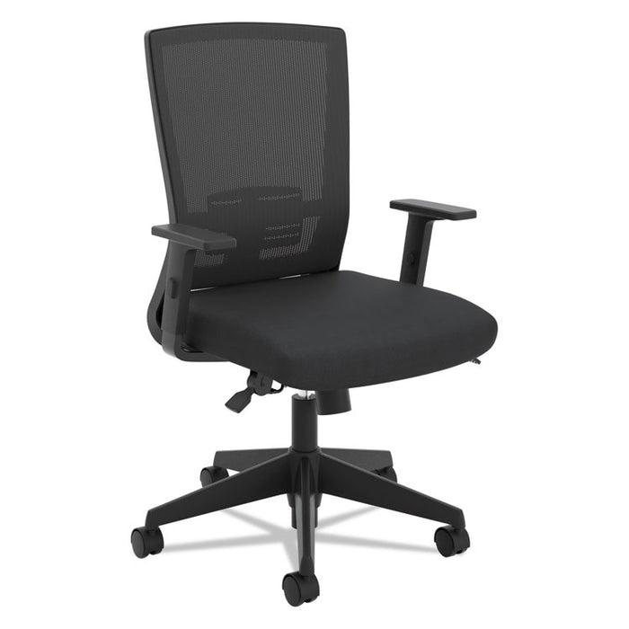 VL541 Mesh High-Back Task Chair, Supports up to 250 lbs., Black Seat/Black Back, Black Base
