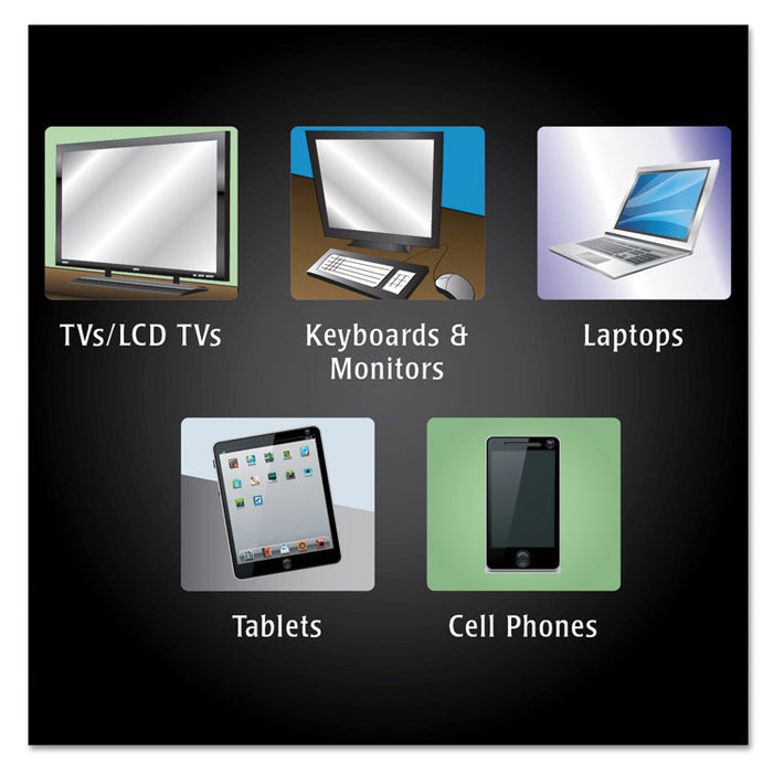 E-tronic Wipes, 5 x 7, 30/Canister