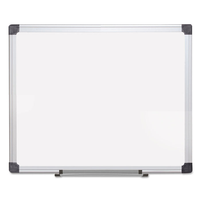 Porcelain Value Dry Erase Board, 24 x 36, White, Aluminum Frame