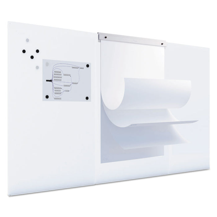 Magnetic Dry Erase Tile Board, 29 1/2 x 45, White Surface