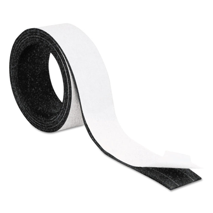 Magnetic Adhesive Tape Roll, Black, 1/2" x 7 Ft.