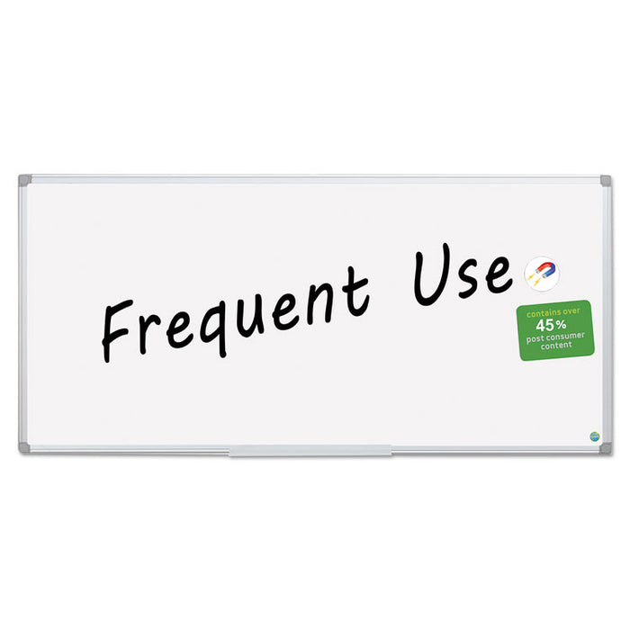 Earth Gold Ultra Magnetic Dry Erase Boards, 48 x 96, White, Aluminum Frame