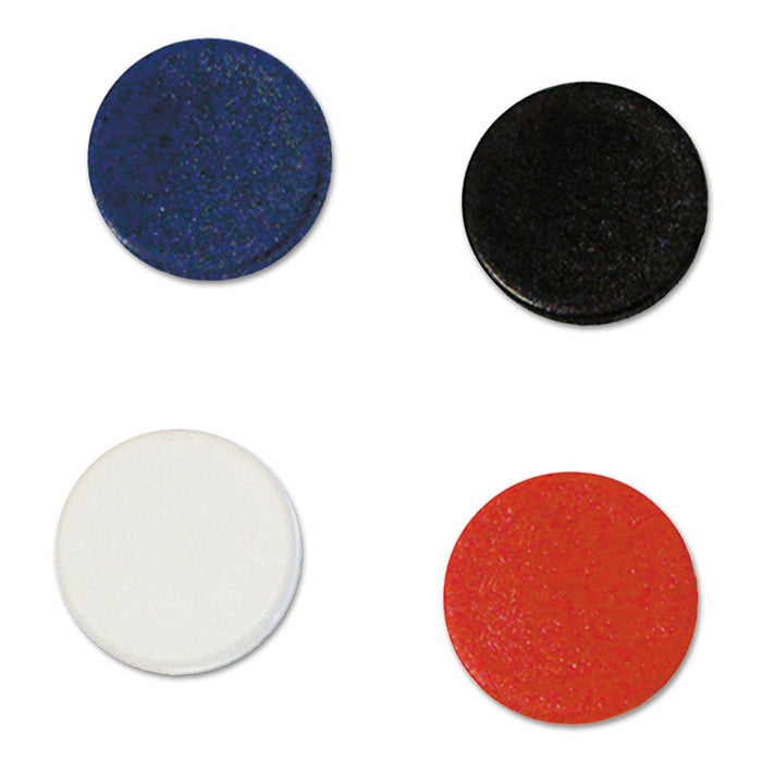 Interchangeable Magnetic Board Accessories, Circles, Assorted, 3/4", 10/Pack