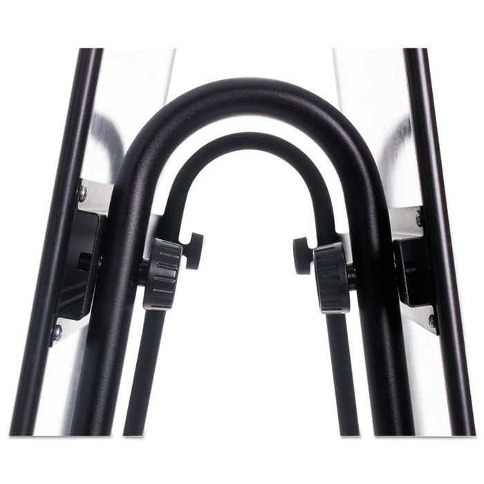 Creation Station Dry Erase Board, 29 1/2 x 74 7/8, Black Frame