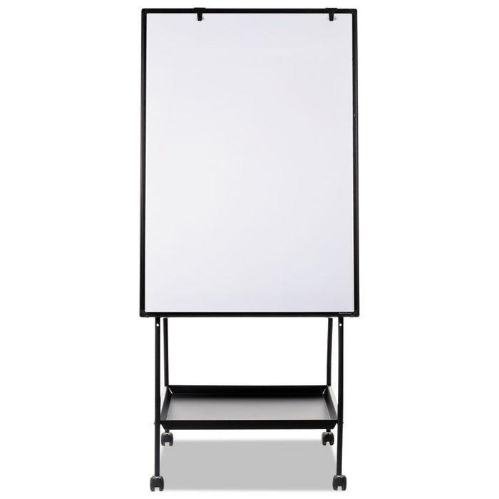 Creation Station Dry Erase Board, 29 1/2 x 74 7/8, Black Frame