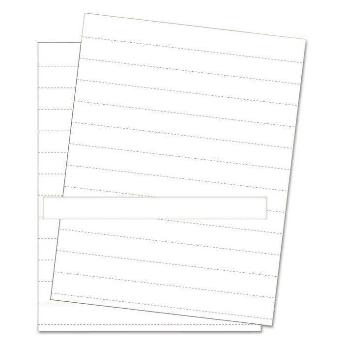 Data Card Replacement Sheet, 8 1/2 x 11 Sheets, White, 10/PK