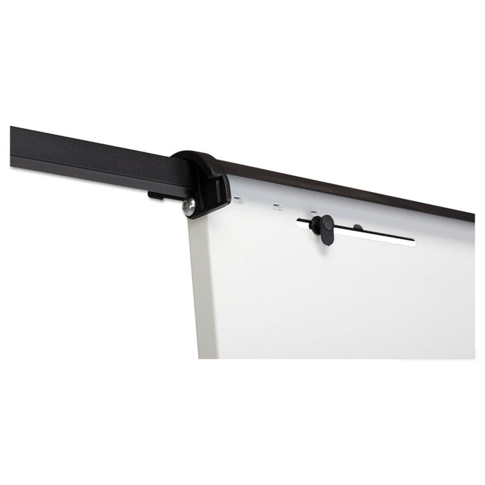 360 Multi-Use Mobile Magnetic Dry Erase Easel, 27 x 41, Black Frame