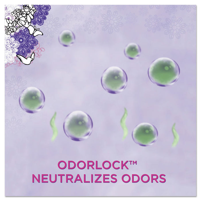 Discreet Incontinence Liners, Very Light Absorbency, Long, 44/Pack, 3 Packs/Carton