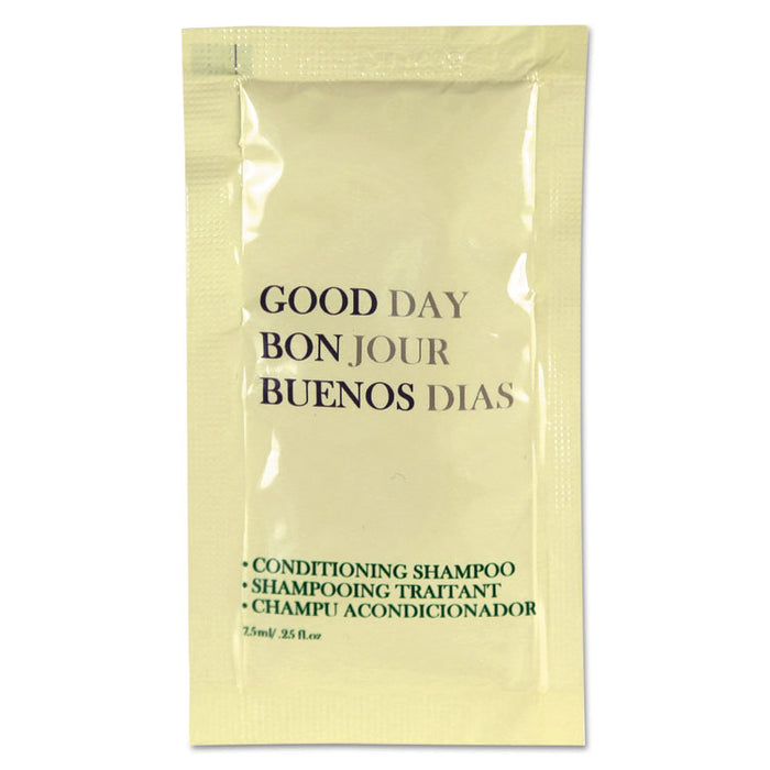 Conditioning Shampoo, Fresh, 0.25 oz Tube, 500/Carton