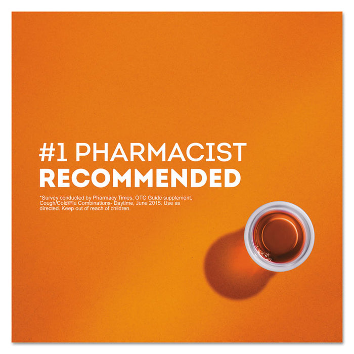 DayQuil Cold & Flu Liquid, 12 oz Bottle, 12/Carton