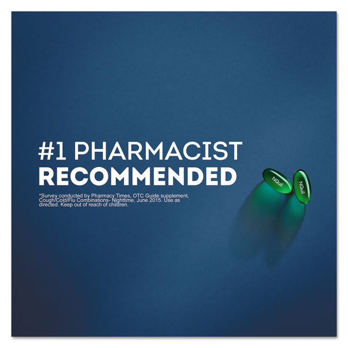 NyQuil Cold & Flu Nighttime LiquiCaps, 24/Box