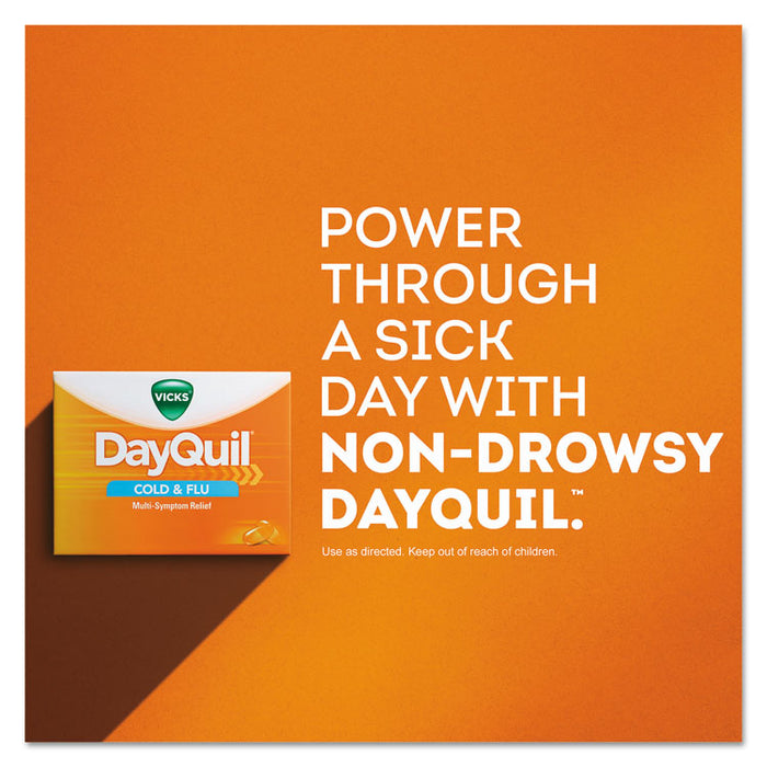 DayQuil Cold & Flu LiquiCaps, 24/Box
