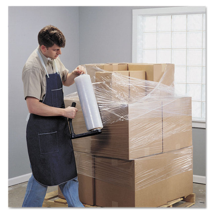 Lightweight Adjustable Hand Dispenser for Stretch Film Rolls 12" to 18" Wide