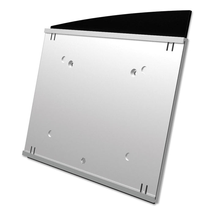 Interior Image Anti-Glare Sign Holder, Landscape, 10 3/8 x 7 5/8 Insert, BK/SR