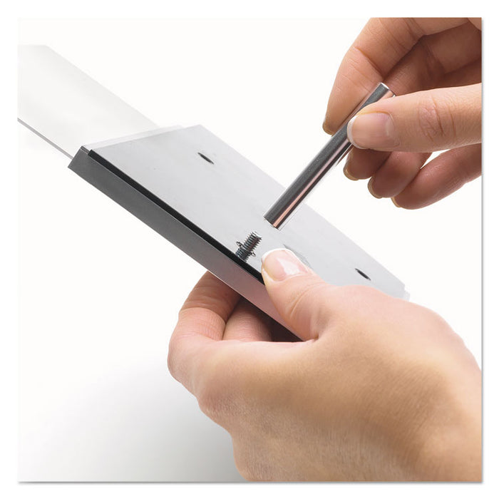 Interior Image Anti-Glare Sign Holder, Landscape, 10 3/8 x 7 5/8 Insert, BK/SR