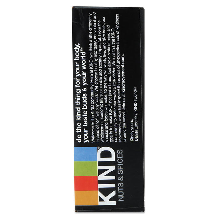 Nuts and Spices Bar, Dark Chocolate Cinnamon Pecan, 1.4 oz, 12/Box