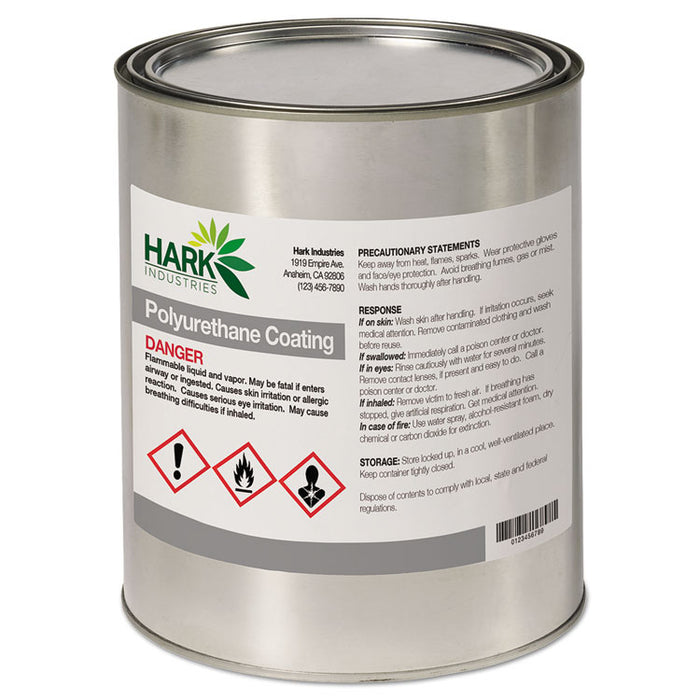 UltraDuty GHS Chemical Waterproof and UV Resistant Labels, 4.75 x 7.75, White, 2/Sheet, 50 Sheets/Pack