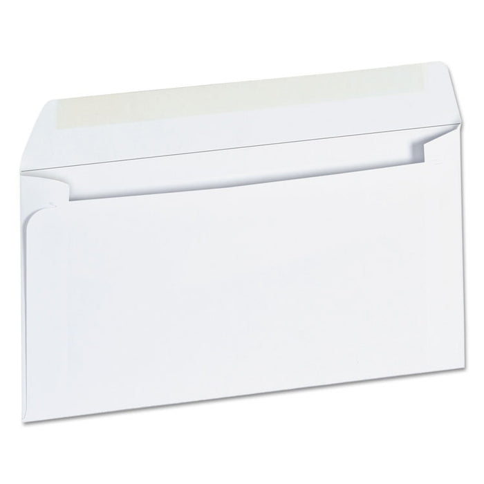 Business Envelope, #6 3/4, Square Flap, Gummed Closure, 3.63 x 6.5, White, 500/Box