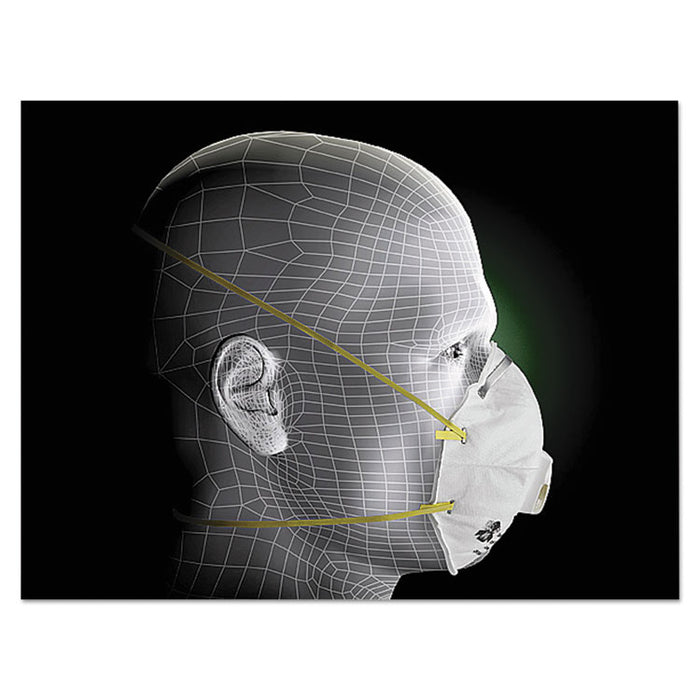 Particulate Respirator 8210V, N95, Cool Flow Valve, 10/Box