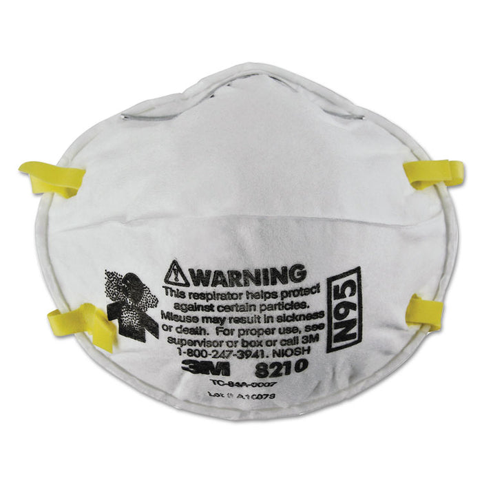 Lightweight Particulate Respirator 8210, N95, 20/Box