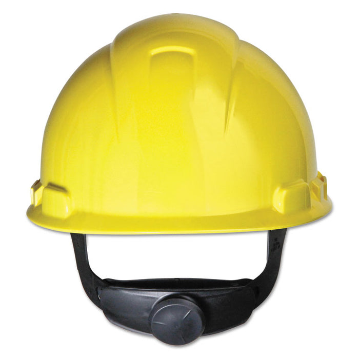 H-700 Series Hard Hat with Four Point Ratchet Suspension, Yellow