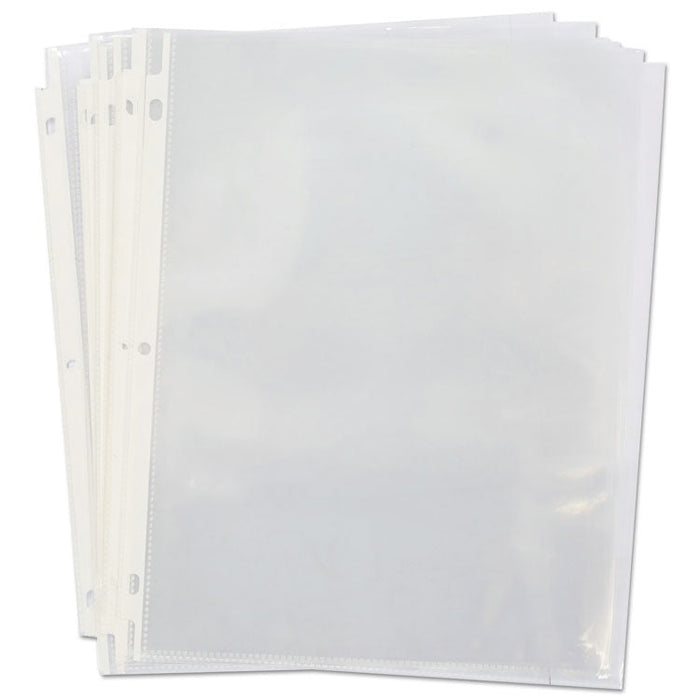 Top-Load Poly Sheet Protectors, Economy, Letter, 100/Box