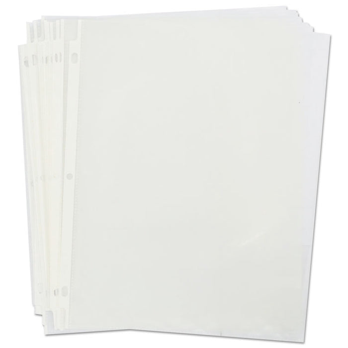 Standard Sheet Protector, Standard, 8 1/2 x 11, Clear, Non-Glare, 100/Box