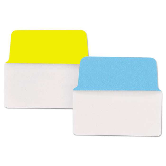Ultra Tabs Repositionable Tabs, Big Tabs: 2" x 1.75", 1/5-Cut, Assorted Primary Colors, 20/Pack