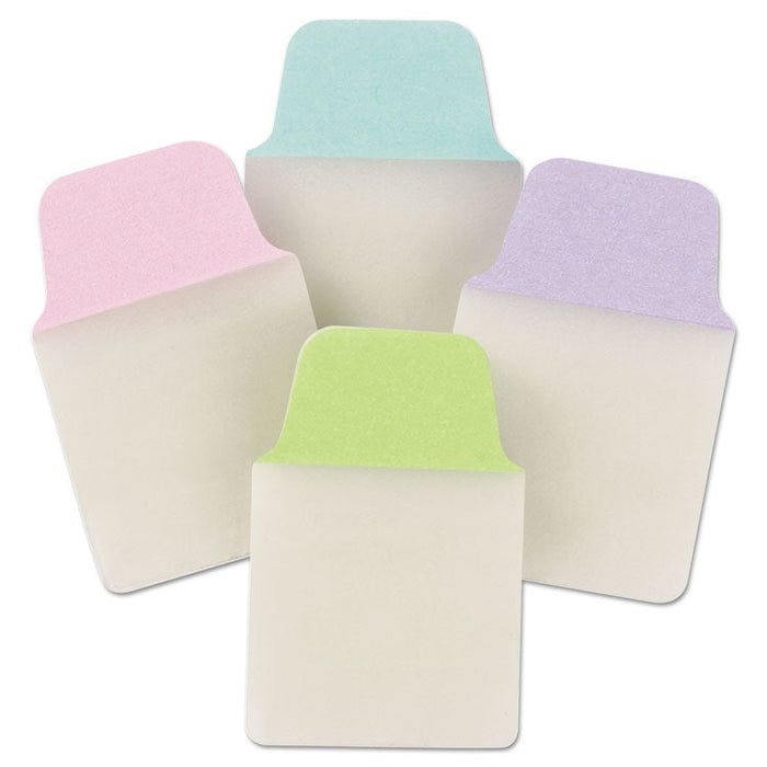 Ultra Tabs Repositionable Tabs, Mini Tabs: 1" x 1.5", 1/5-Cut, Assorted Pastel Colors, 40/Pack