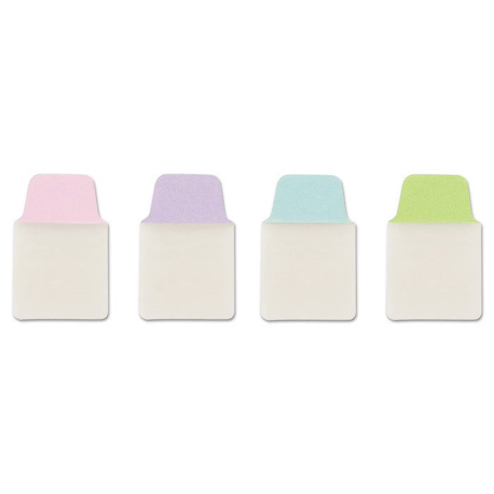 Ultra Tabs Repositionable Tabs, Mini Tabs: 1" x 1.5", 1/5-Cut, Assorted Pastel Colors, 40/Pack