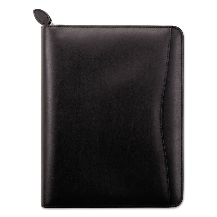 Recycled Bonded Leather Starter Set, 8 1/2 x 5 1/2, Black Cover