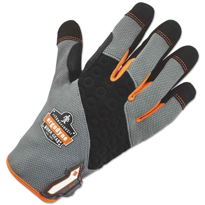 ProFlex 820 High Abrasion Handling Gloves, Gray, Small, 1 Pair