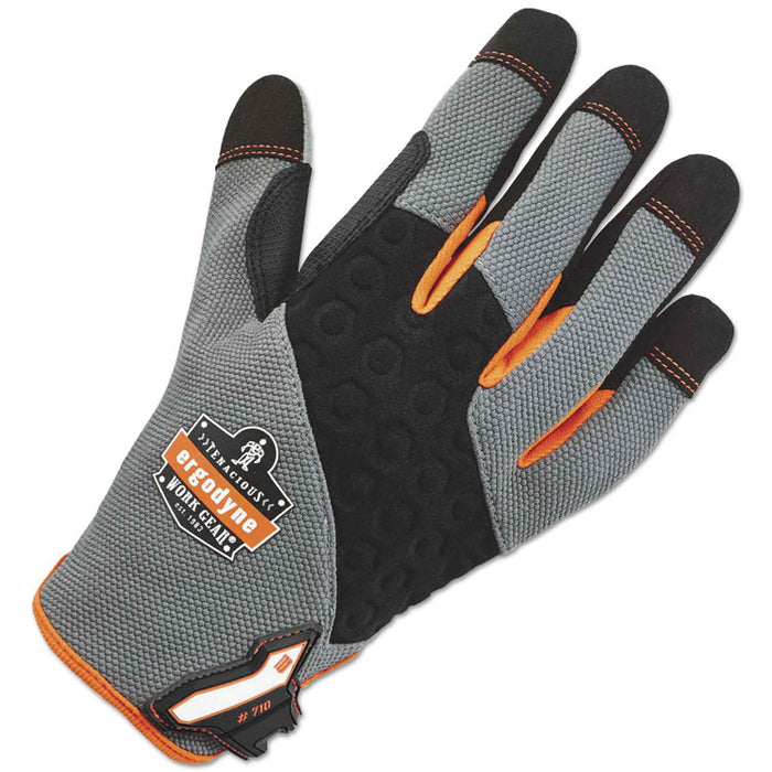 ProFlex 710 Heavy-Duty Utility Gloves, Medium, Gray, 1 Pair