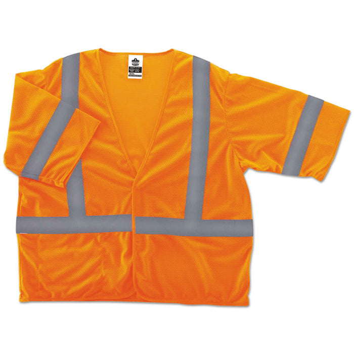 GloWear 8310HL Type R Class 3 Economy Mesh Vest, Orange, L/XL