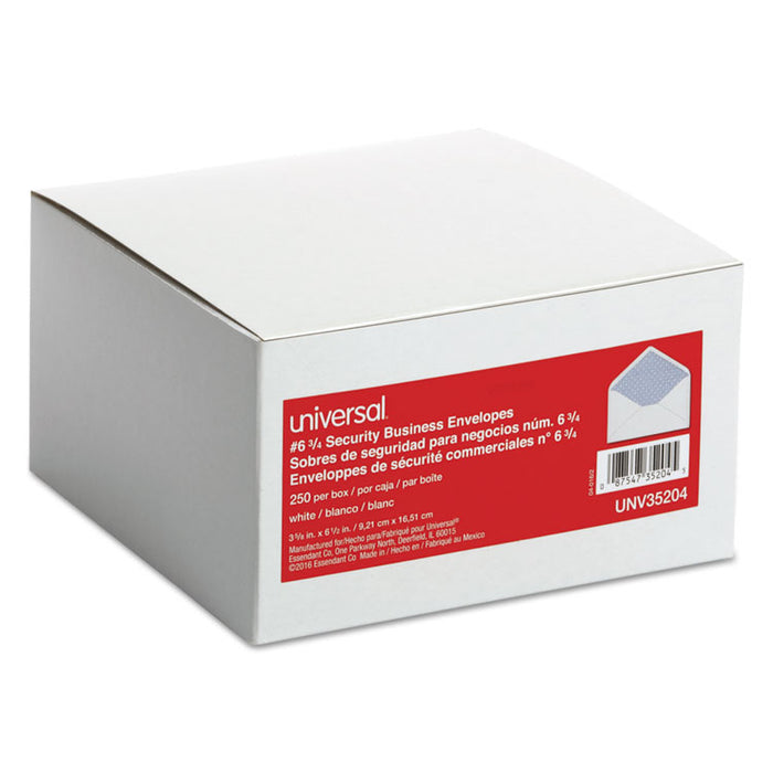 Business Envelope, #6 3/4, Monarch Flap, Gummed Closure, 3.63 x 6.5, White, 250/Box
