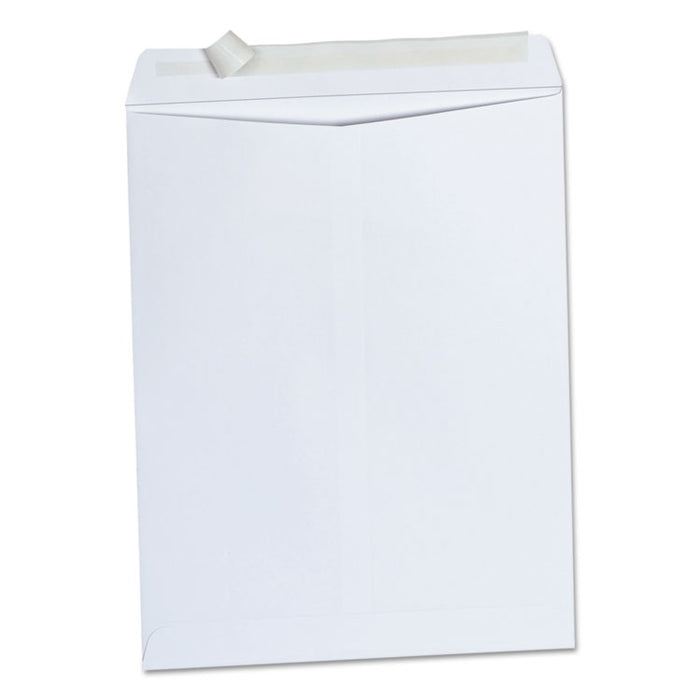 Peel Seal Strip Catalog Envelope, #13 1/2, Squar Flap, Self-Adhesive Closure, 10 x 13, White, 100/Box