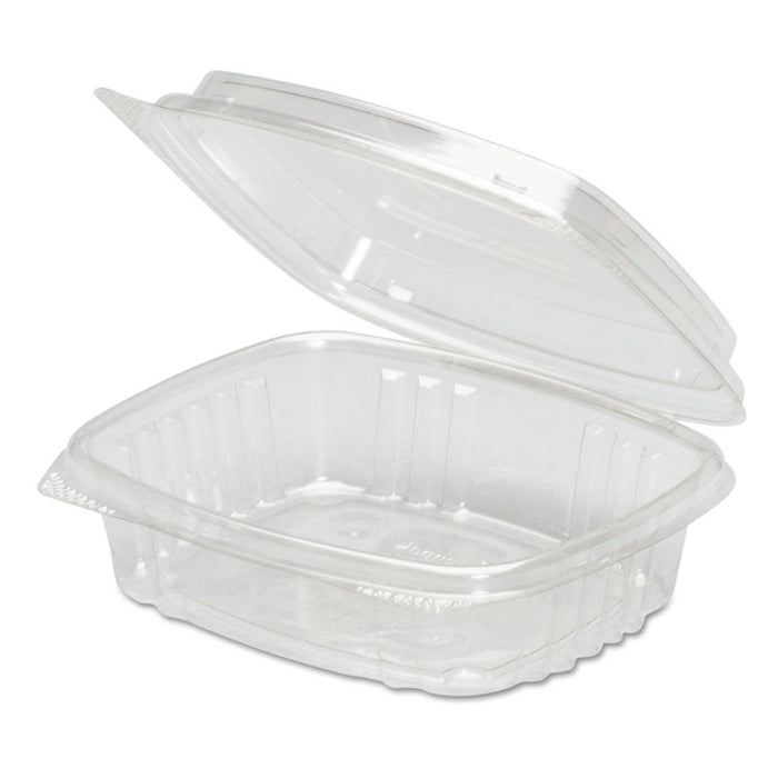 Clear Hinged Deli Container, High Dome Lid, APET, 8 oz,5 3/8 x 4 1/2 x 2, 200/Ct