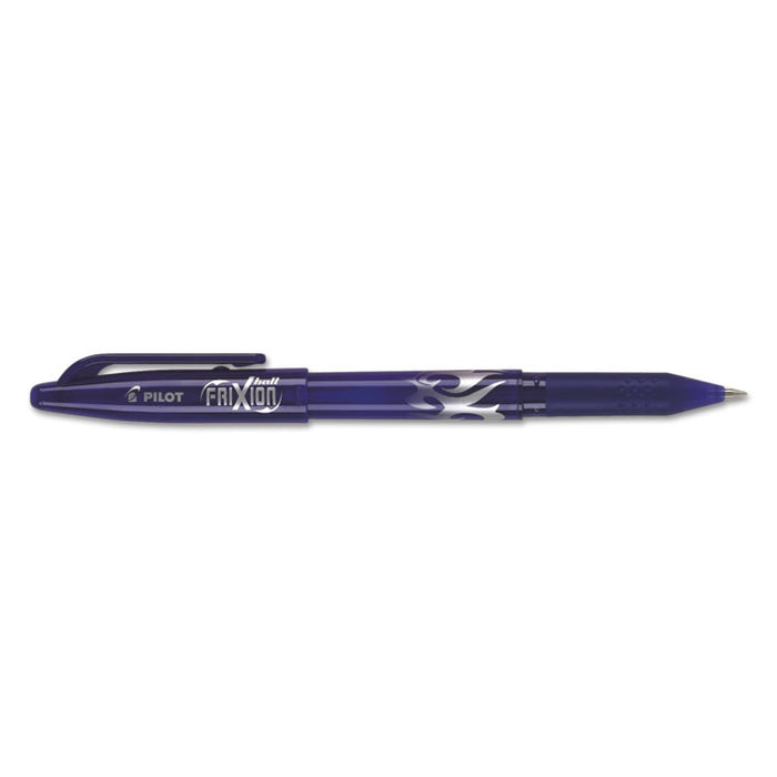 FriXion Ball Erasable Gel Pen, Stick, Fine 0.7 mm, Blue Ink, Blue Barrel
