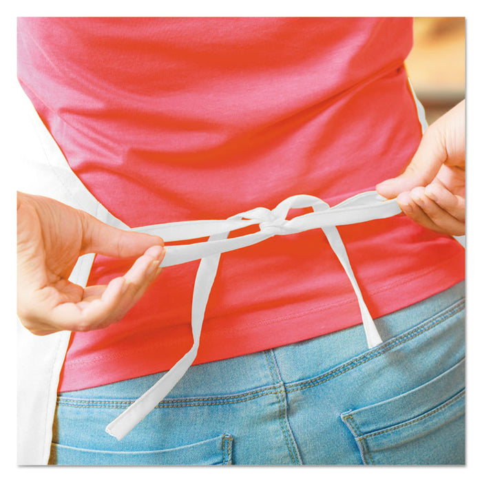 A20 Apron, 28" x 40", White, One Size Fits All