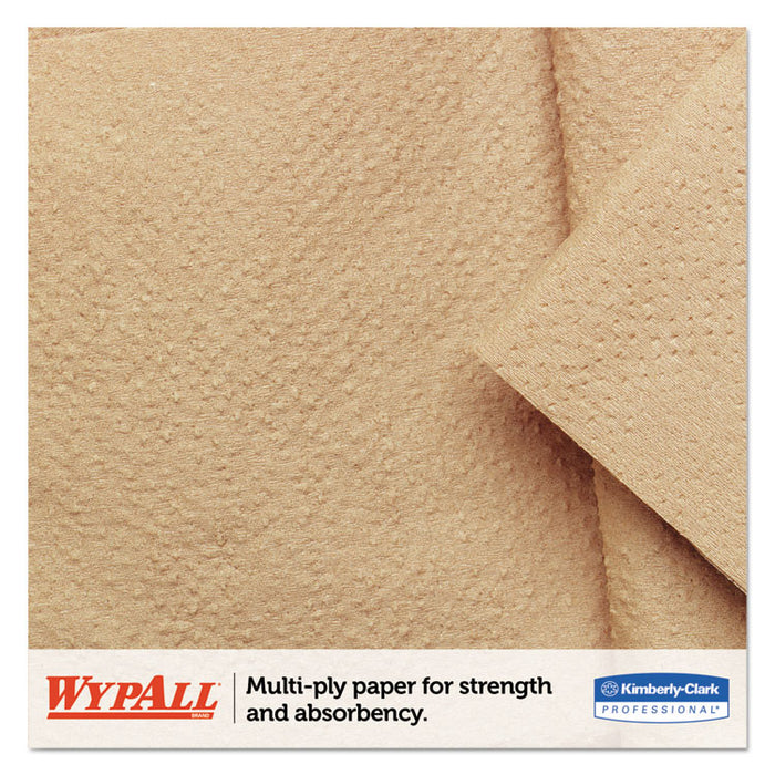 L20 Towels, POP-UP Box, 2-Ply, 9 1/10 x 16 4/5, Brown, 88/Box, 10 Boxes/Carton