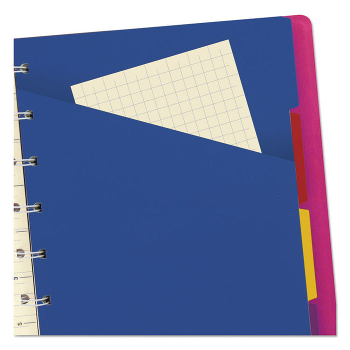 Notebook, 1 Subject, Medium/College Rule, Fuchsia Cover, 8.25 x 5.81, 112 Sheets