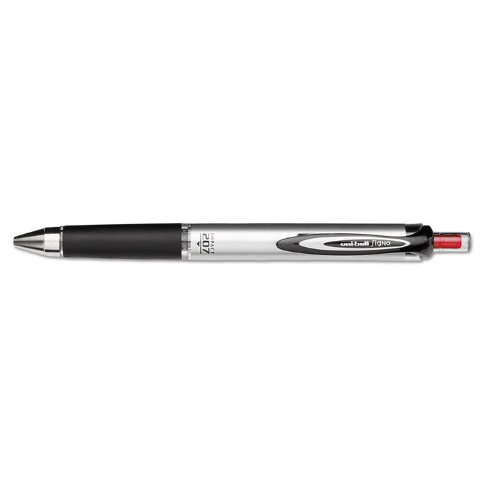 207 Impact Retractable Gel Pen, Bold 1mm, Red Ink, Black/Red Barrel