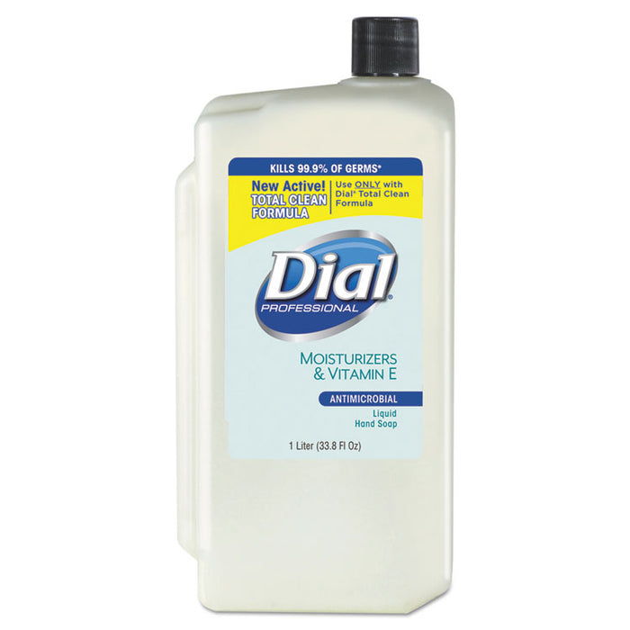 Antibacterial Liquid Hand Soap with Moisturizers Refill for 1 L Liquid Dispenser, Pleasant, 1 L, 8/Carton
