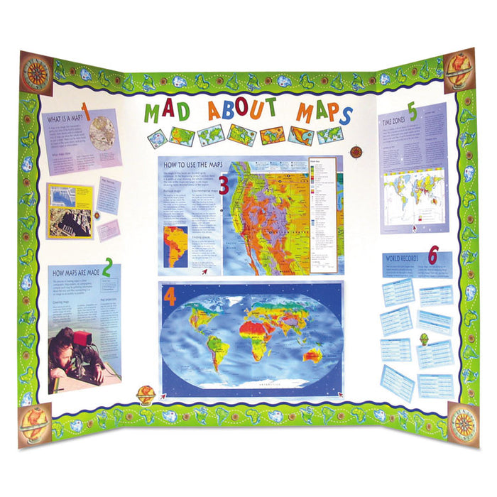 CFC-Free Polystyrene Foam Premium Display Board, 24 x 36, White, 12/Carton