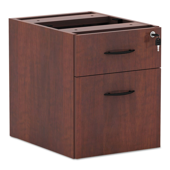 Alera Valencia Series Hanging Pedestal File, Left/Right, 2-Drawer: Box/File, Legal/Letter, Cherry, 15.63 x 20.5 x 19.25